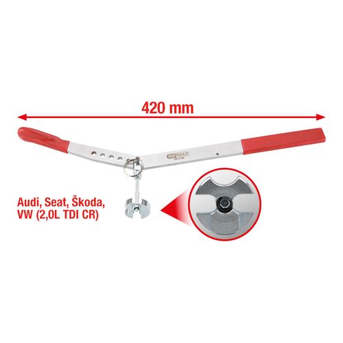 KS Tools Kraftstofffilter-Montagehebel für UFI Kraftstofffilterdeckel (150.3126)