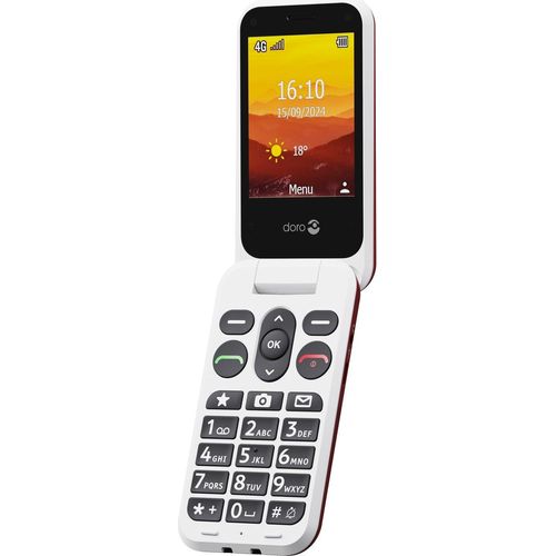 Doro Leva L21 7,11 cm (2,8") 132 g Rot, Weiß Feature-Telefon