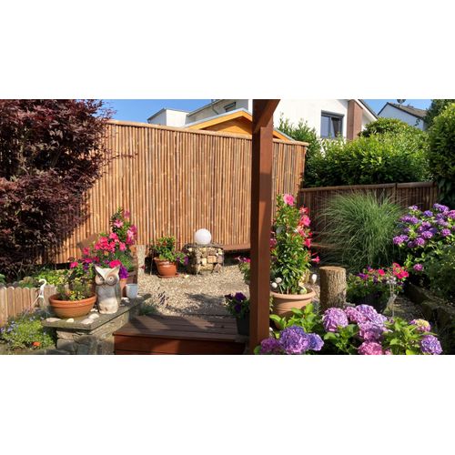 BambusBASIS Bambusmatte hell H:180xB:180