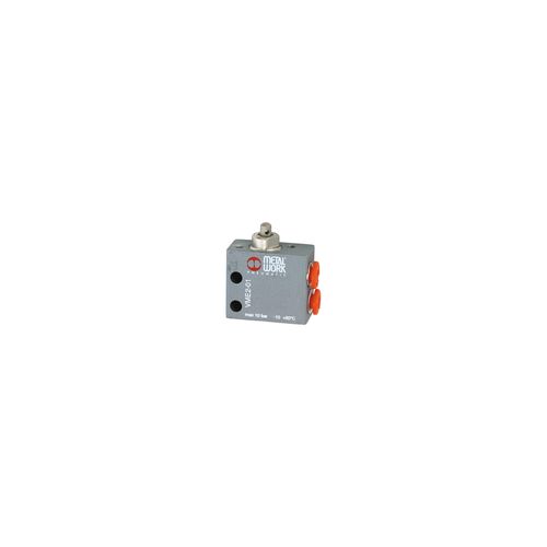Riegler 3/2-Wege-Miniaturventil, mechanisch, Stößel, NO, 4 mm seitlich (511.121)