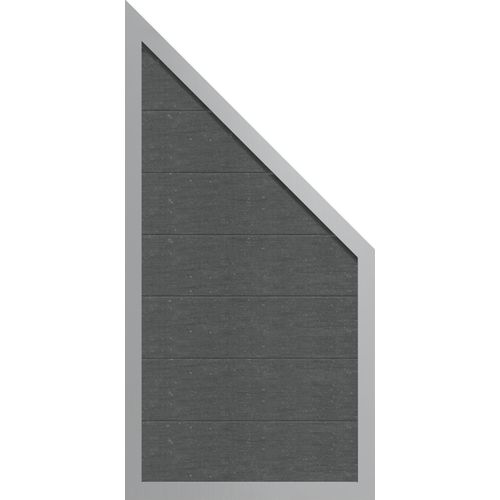 GroJa GroJa Viento Designzaun 90x180/90cm Grau