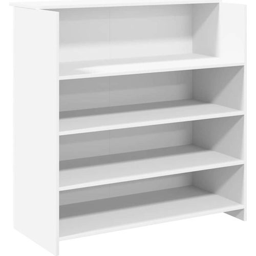 vidaXL Empfangstresen Weiß 100 x 50 x 103,5 cm Holzwerkstoff