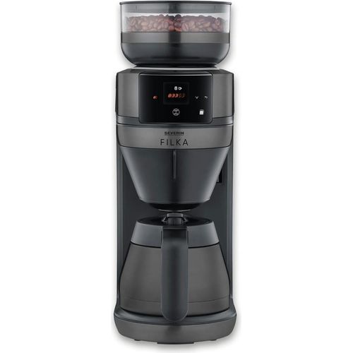 Severin Filterkaffee-Vollautomat FILKA KA 4855 dark inoxmattschwarz