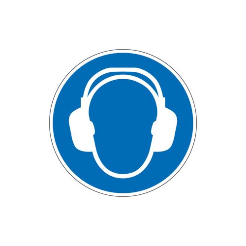 Eichner Gebotsschild Gehörschutz benutzen 20 cm Alu (9225-11044-020)