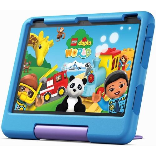 Amazon Fire HD 10 Kids Tablet 2023, 25,6 cm (10,1 Zoll) Full HD Display (1080p), 32 GB Speicher, kindgerechte Hülle in Blau