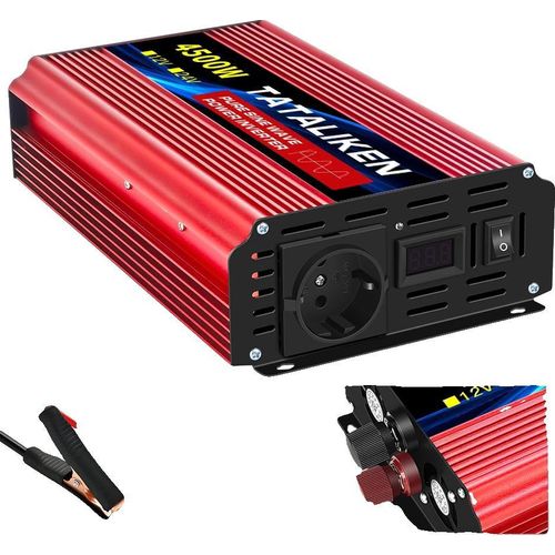 Leistungsumrichter, Eingangsspannung DC 12V, Ausgangsspannung AC 220V, Ausgangsfrequenz 50Hz, 12V 4500W 220V EU