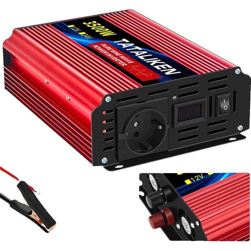 Leistungsumrichter, Eingangsspannung DC 12V, Ausgangsspannung AC 220V, Ausgangsfrequenz 50Hz, 12V 3500W 220V EU