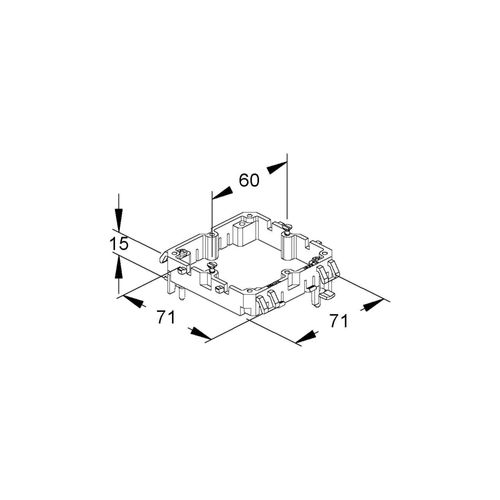 Niedax Geräteträger GDTR 15)