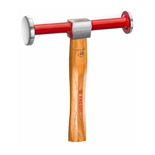 Facom Ausbeul- und Schlichthammer Hickory-Stiel runde, flache Schlagfläche Ø 32 mm runde, gewölbte Schlagfläche Ø 40 mm (861D.RPC)