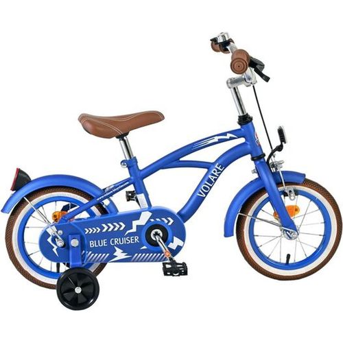 Volare Blue Cruiser Kinderfahrrad - Jungen - 12 Zoll - Blau - 85 % zusammengebaut