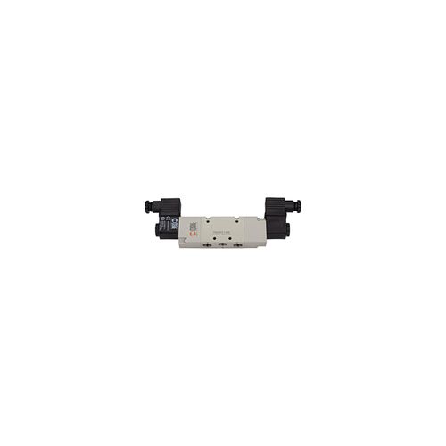 Riegler 5/2-Wegeventil, elektropneumatisch, bistabil, G 1/8, 24 V DC (517.221)