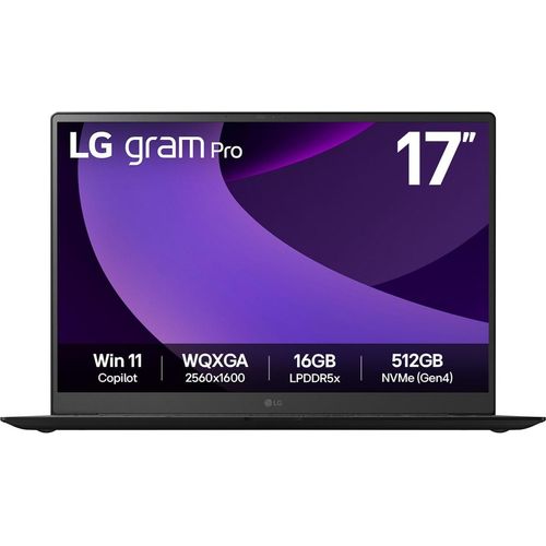 LG gram 17" Pro Core Ultra 7 - Core Ultra 7 - 4,9 GHz