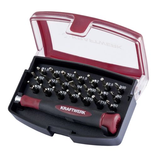 Kraftwerk Präzisions-Bit-Box 4 mm, 22-tlg. (3180)