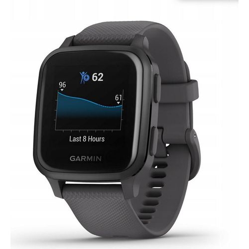 Garmin | Smartwatch Venu SQ - GPS - Schwarz - Herzfrequenzmessung - Wasserdicht - Sportfunktionen