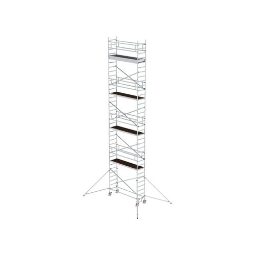 MUNK Alu-Rollgerüst mit Ausleger Plattformen im 2m-Abstand Plattform-Höhe 9,45 m Länge 2,45 m (155946)