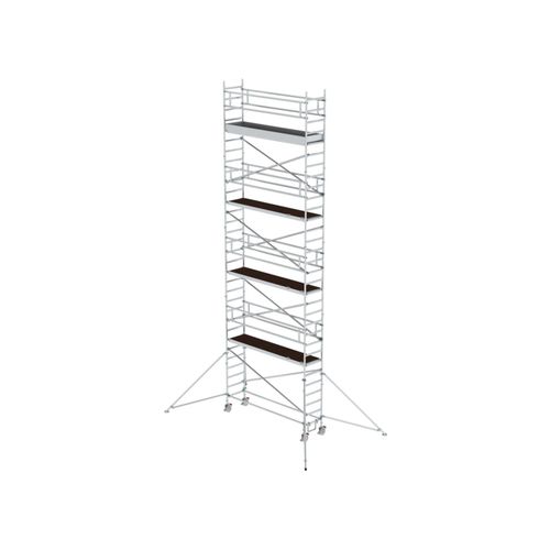 MUNK Alu-Rollgerüst mit Ausleger Plattformen im 2m-Abstand Plattform-Höhe 8,45 m Länge 3,00 m (156846)