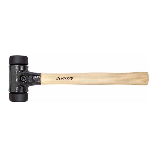Wiha Schonhammer Safety mittelweich/mittelweich mit Hickory-Holzstiel, Rund-Schlagkopf 60 mm (26433)