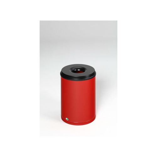 VAR Papierkorb feuersicher Löschkopf rot 50 l (3160)