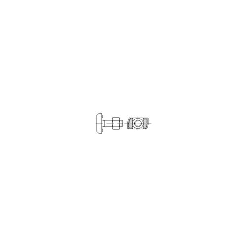 Hammerkopfschraube R 88943 6-ktmutter M16x 80 Mu A 4 25 Stück HALFEN (889439400160080)
