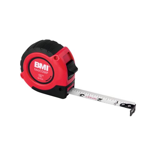 BMI Rollbandmaß twoCOMP, Zoll-Ablesung, 396 Zoll (462220 396)