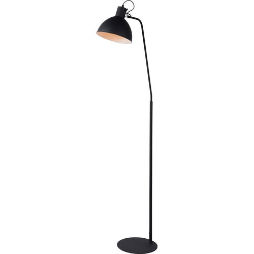 Stehlampe Metall E27 160 cm hoch Schwarz Vintage