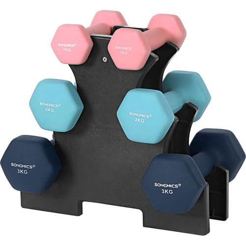 Hantelset mit Hantelständer