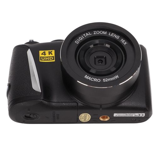 4K HD Digitalkamera, Ultra HD 4K 48MP Digitalkamera mit 3,2-Zoll-IPS-Bildschirm 16-facher Digitaler Zoom, Digitale Point-and-Shoot-Kamera, Vlogging-Kamera fr Anf?nger, Studenten, Teenager, fr M?dche