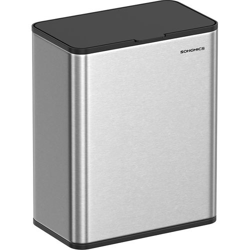 Metallmülltonne mit Deckel für Bioabfall