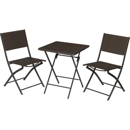 Gartenmöbelset kaffeebraun