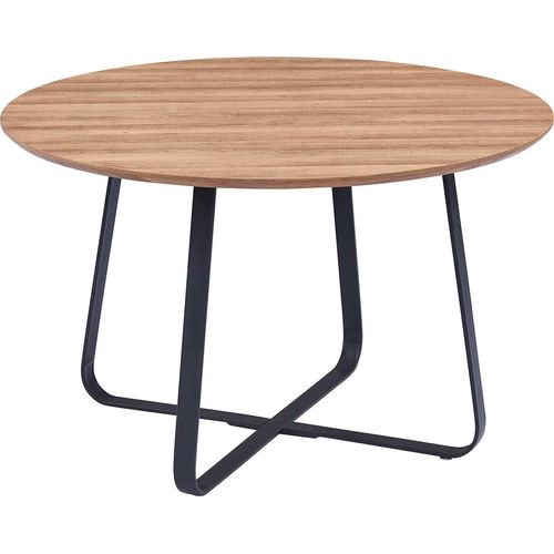 Runder Esstisch Nole ø120 - braun/schwarz