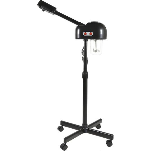 Gesichtsdampfer - Warmdampfgerät auf Rollen - EU-Stecker 220 V - 800 W - Heißer Dampf 42 °C - 30–50 Min Dampf - Für Salon und Zuhause