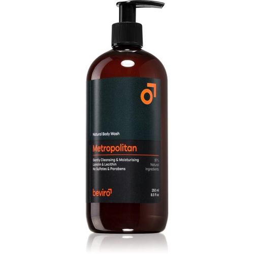 Beviro Natural Body Wash Metropolitan shower gel for men 250 ml