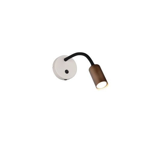 Wandleuchte TARYN coffee
