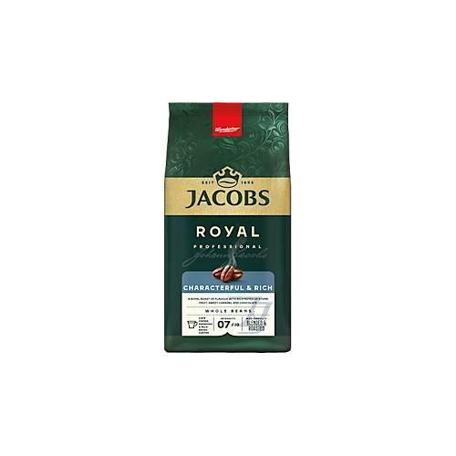 Jacobs Krönung Bohnenkaffee Royal Cafe Crema, ganze Bohnen, Stärke 7/10, Tüte mit 1 kg