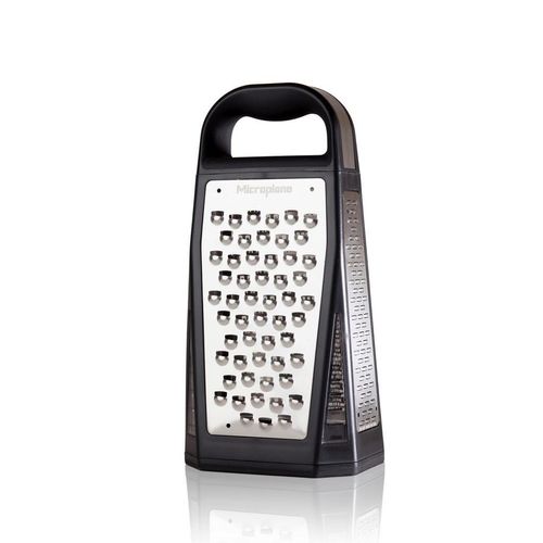 Microplane Allzweckreibe Box, Schwarz, Metall, Kunststoff, 27x13.9x9.5 cm, Kochen, Küchenhelfer, Küchenreiben