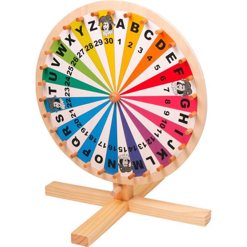 Spiel SMALL FOOT "Glücksrad", bunt, Spiele, KinderB:35cm H:40cm T:35cm, Holz, B:35cm H:40cm T:35cm