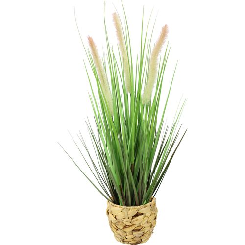 Kunstpflanze I.GE.A. "Gras", grün, B:15cm H:52cm T:15cm, Kunststoff, Kunstpflanzen, Kunstpflanze