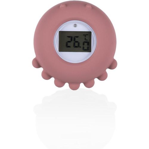 Zopa Silicone Digital Thermometer 2in1 digitale thermometer voor in bad Old Pink 1 st