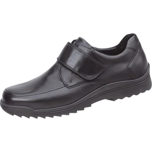 Waldläufer Herren Halbschuhe schwarz, Leder, 2224110/7.0