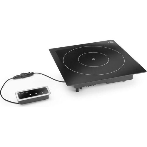 Induktionsheizplatte 1000 W, Fine Dine, Schwarz, 230V/1000W, 350x397x(H)85mm