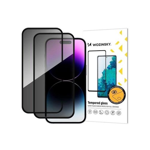 Wozinsky Privacy Glass Tempered Glass Privatizing For iPhone Air Set Of 2