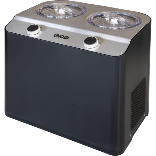 UNOLD Eismaschine "48835 Doppio nero", schwarz, B:40,9cm H:38cm T:30,7cm, Eismaschinen