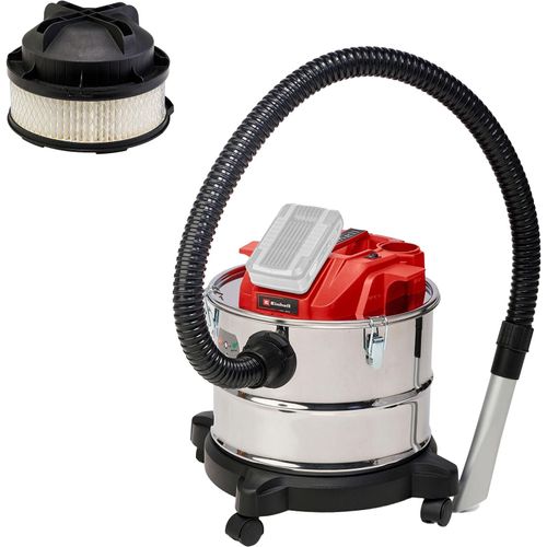 EINHELL Aschesauger "Akku-Aschesauger TE-AV 18/15 Li C-Solo", rot (rot, schwarz), B:35cm H:40cm T:50cm, Mehrzwecksauger, ohne Akku und Ladegerät, Aschesauger