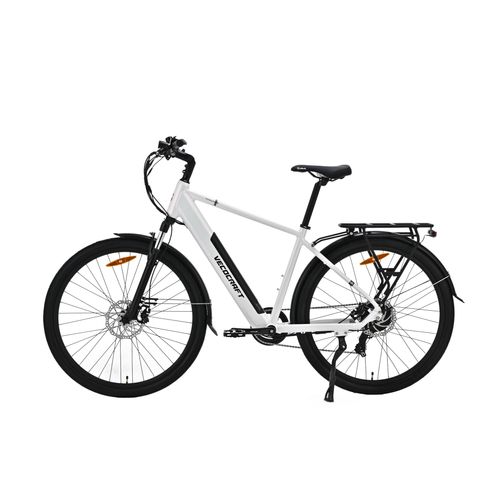 VECOCRAFT THAUMAS 28-Zoll E-Bike 36V 10,4 Ah 100 km Reichweite mit maximalem Komfort und Reichweite in Weiß