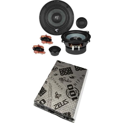 Lautsprecher Hifonics ZS4.2E inkl. Hifonics Dämmpaket 100db -