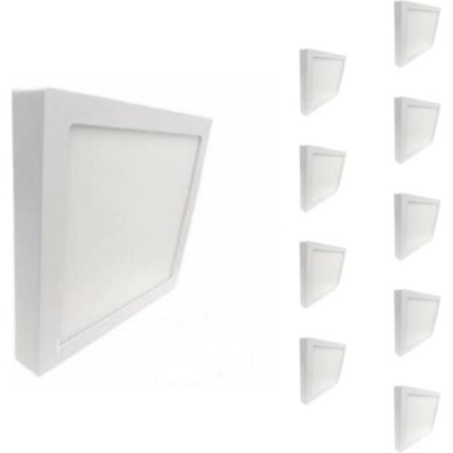 LED-Deckenlampe 24W 220V Quadratisch (Packung mit 10 ) - Warmweiß 2300K - 3500K