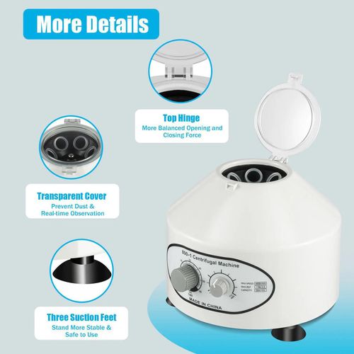 Laborzentrifuge - Tischzentrifuge - 6×20 ml Rotor - 4000 U/min - 220 V - Elektrisch
