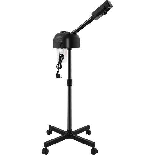 Gesichtsdampfer - Gesichtssauna - 360° drehbare Düse - Ozonvernebelung - LED-Bedienfeld - ABS - Schwarz