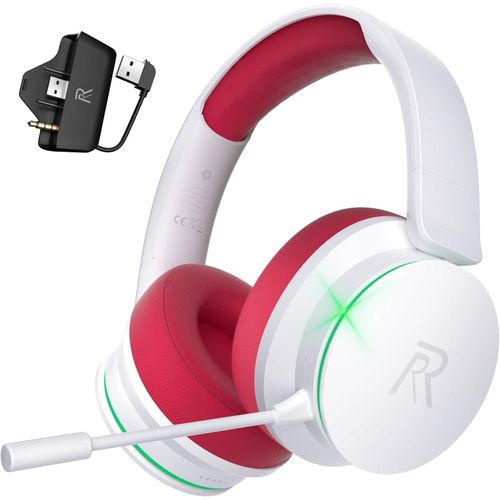 Gaming Headset für Xbox Series X|S, Xbox One, PS5,PS4,Noise Cancelling Bluetooth 5.3 Kabelloses PC Headset mit Mikrofon,3D-Surround-Sound,45H Batterie