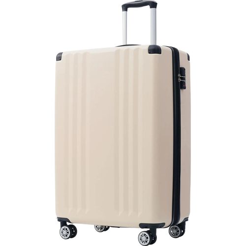 Handgepäckkoffer - Kabinentrolley - ABS-Hartschale - 4 Rollen 360° - TSA-Schloss - 56,5×37,5×22,5 cm